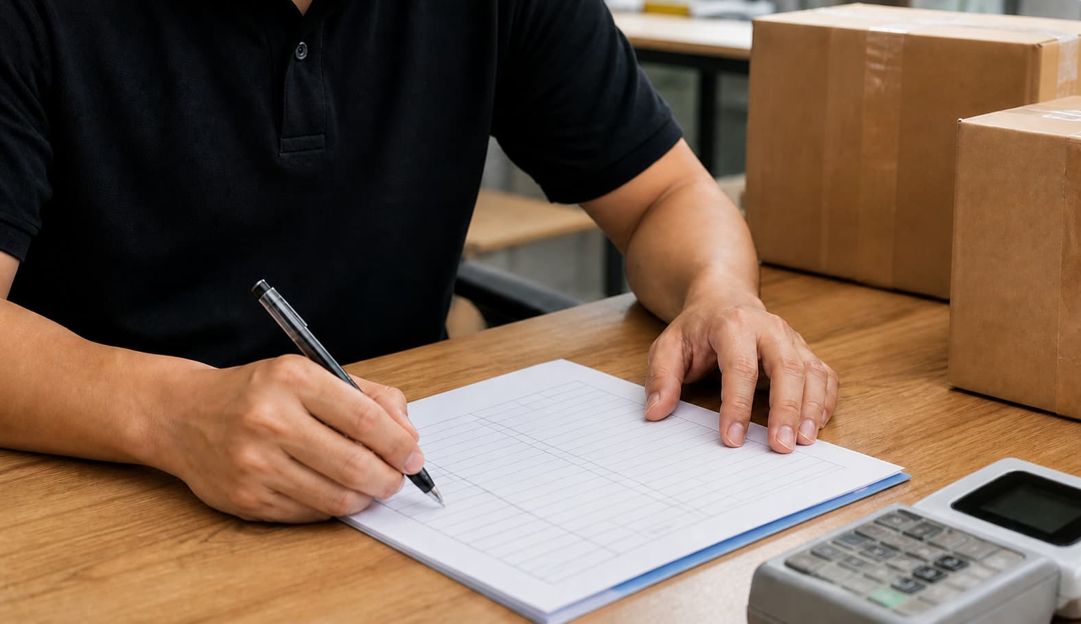 Agent Bee manager preparing a purchase order in China