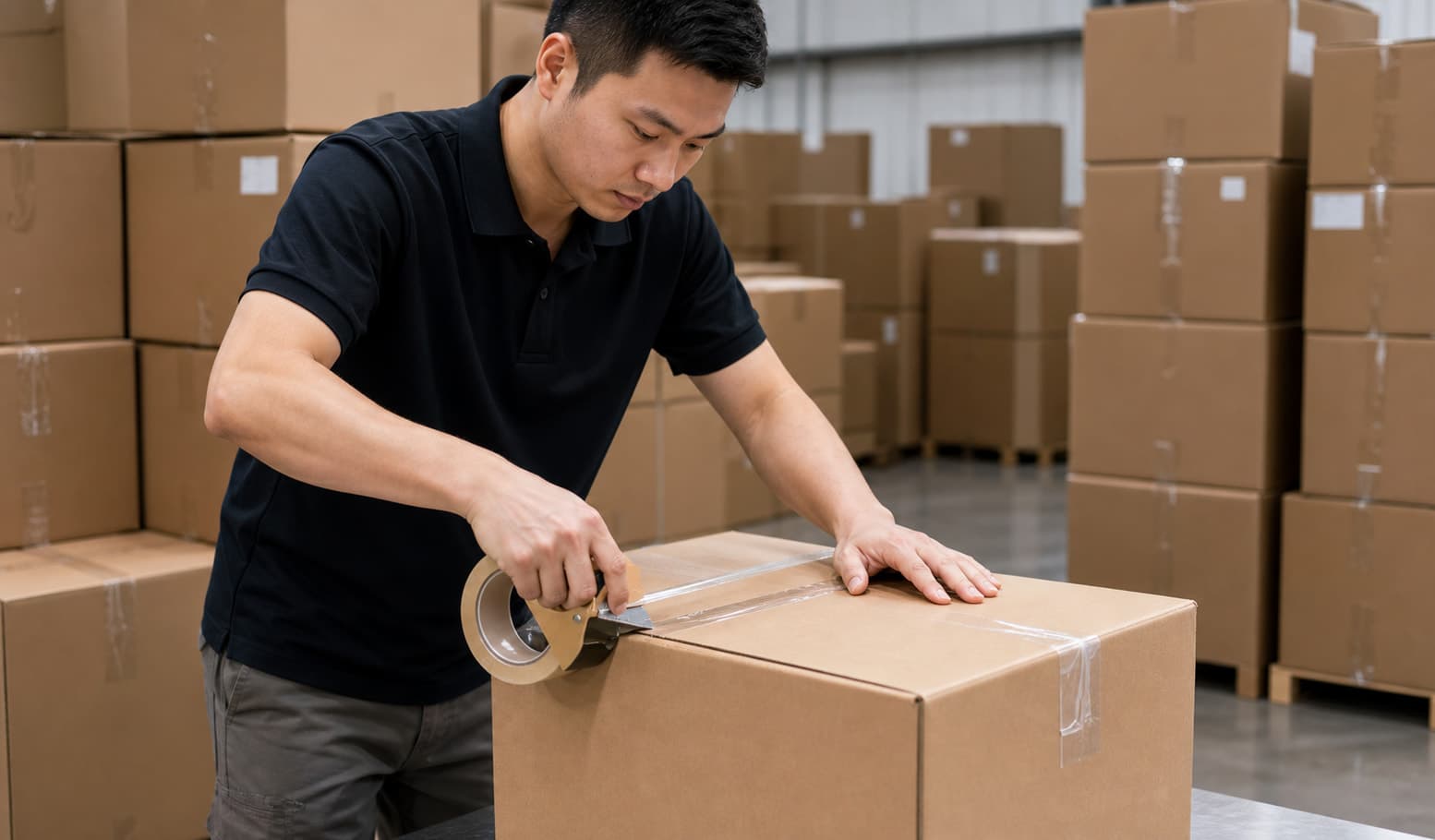 Agent Bee team coordinating pickup and shipment at a factory